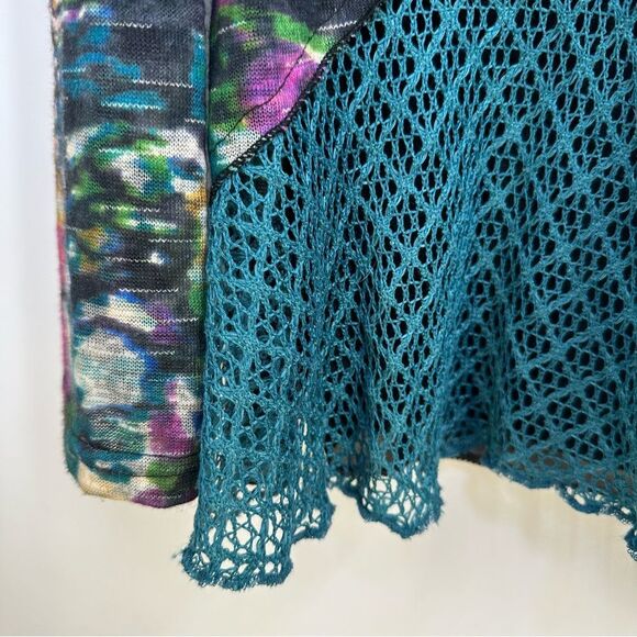 This n That Womens' Size 2X Boho Multicolor Pullover V-Neck Layered Top - Picture 4 of 8